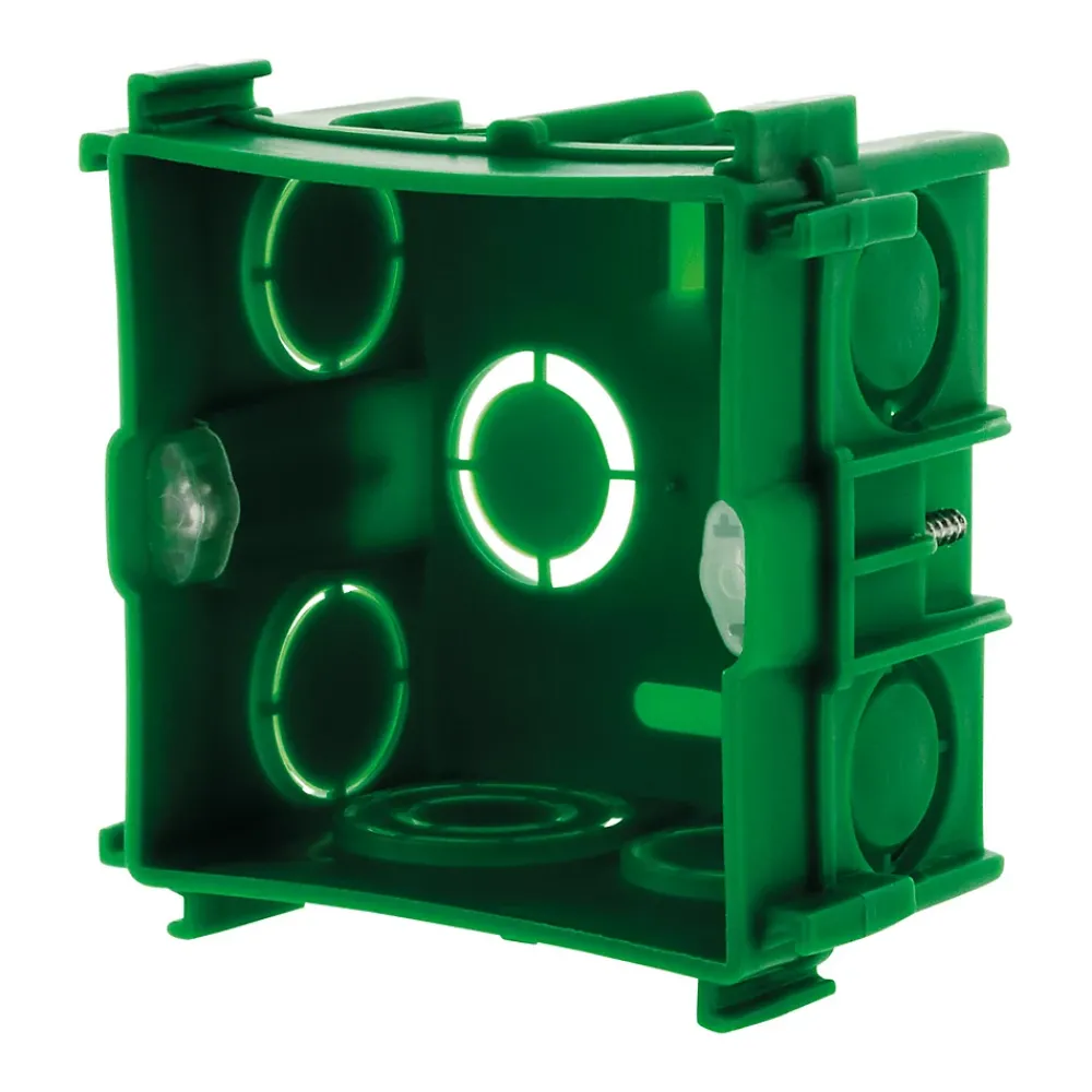 Zenitech Boite D'Encastrement-Boîte maçonnerie 75x75mm + vis -