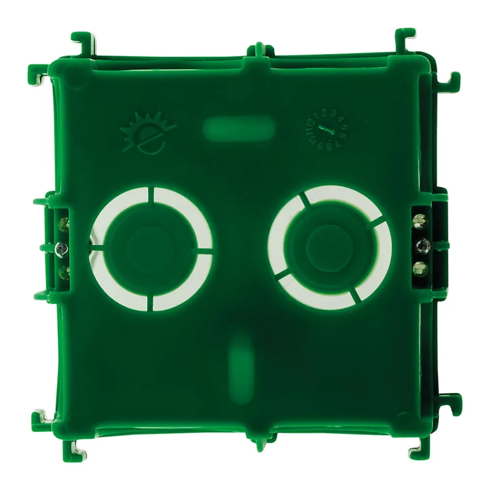 Zenitech Boite D'Encastrement-Boîte maçonnerie 75x75mm + vis -