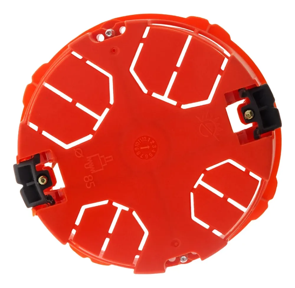Zenitech Boite D'Encastrement-Boîte placo diamètre 85x40mm + vis -