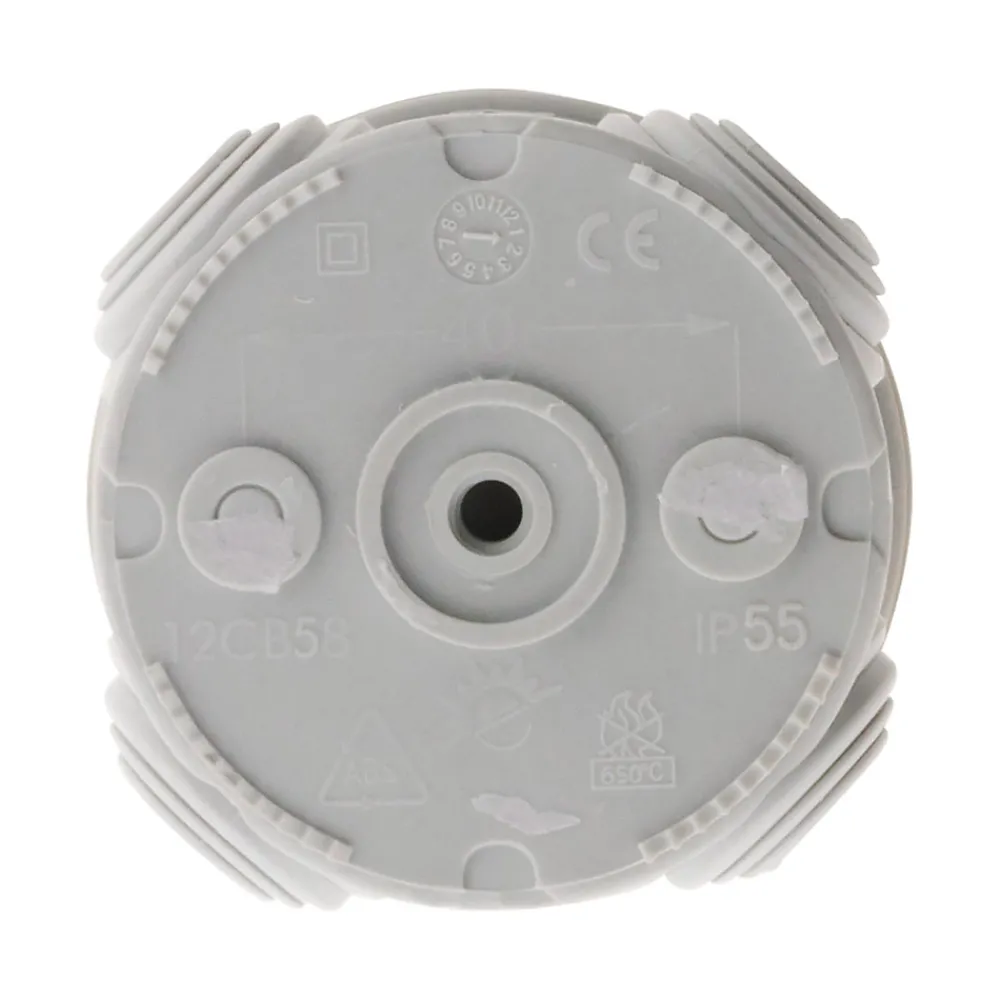 Zenitech Boîte De Dérivation-5 Boîtes dérivation IP55 diamètre 70x35mm