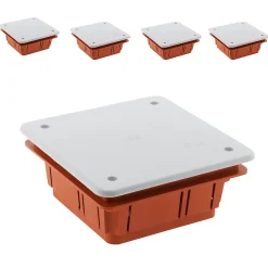 Zenitech Boîte De Dérivation-5 boîtes dérivation 92x92x45mm