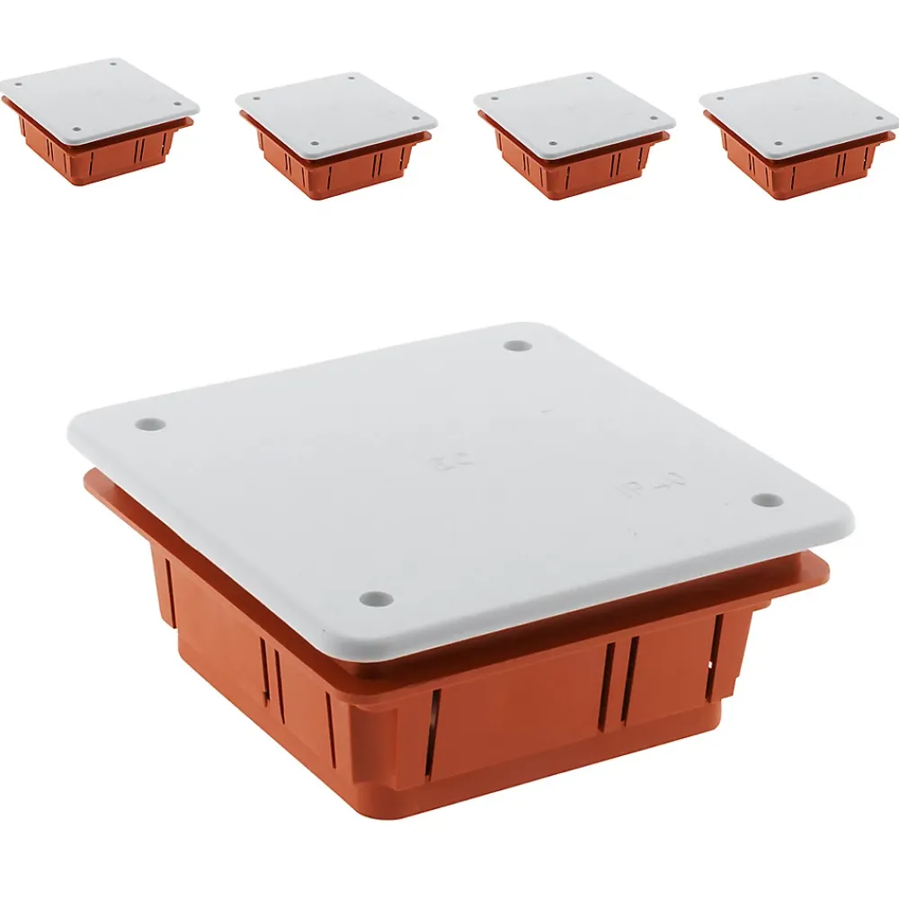 Zenitech Boîte De Dérivation-5 boîtes dérivation 92x92x45mm