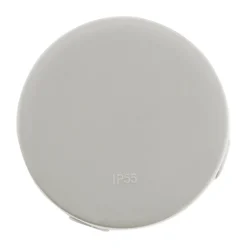 Zenitech Boîte étanche diamètre 80x45mm IP55 - Gris -