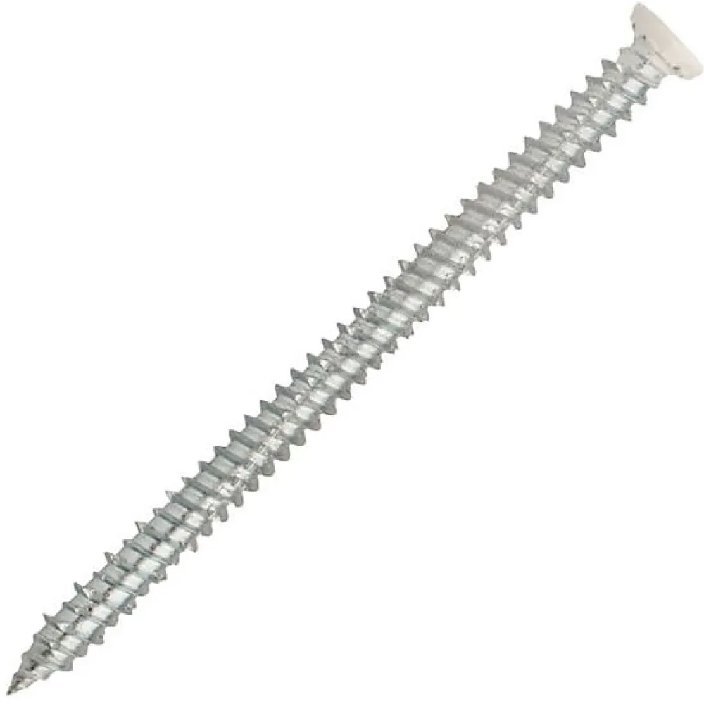 Scell-It Boîte 100 vis béton fixation directe 7.5x92 mm Tête fraisée blanche Torx T30 VFD75092F
