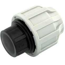 Fitt Tube Et Raccord Pehd-Bouchon à compression PEHD Ø25 blanc