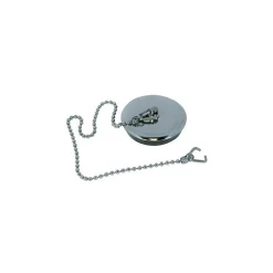 Watts Industries Bouchon d'évier 35x40 plaque inox à chainette avec borne - WATTS - 4642060