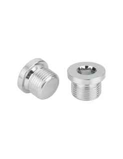 Vis Express Bouchon Hexagonal creux à collerette Clé de 12 HC12 Inox A2 M26X20 Pas de 150 - 1 pièce