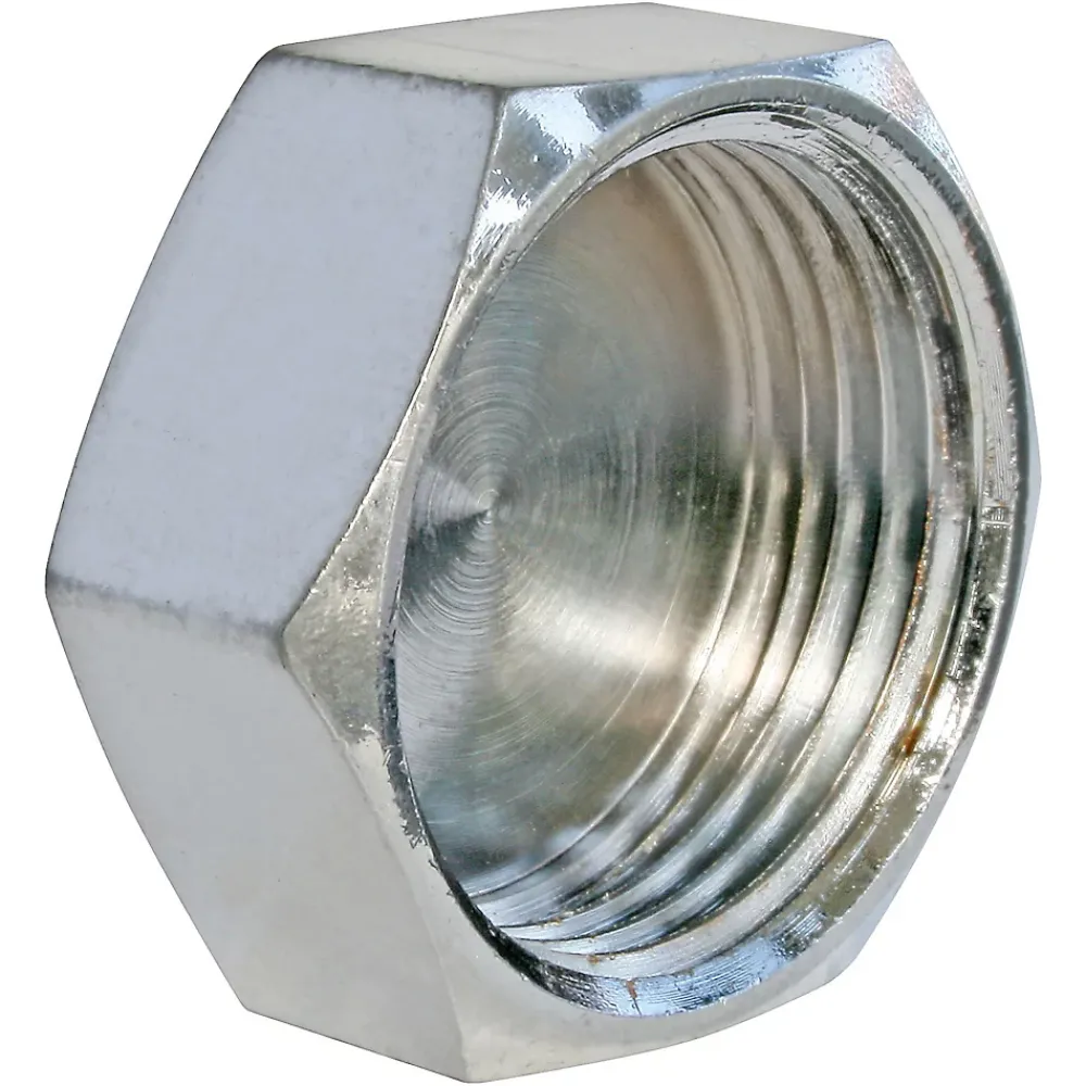 Somatherm for you Bouchon laiton chromé femelle 12/17 (3/8"), lot de 2