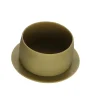 Vis Express Cache Vis Et Cache Trou-Bouchon Lisse 25X32 LG13 Nylon RAL1020 - 30 pièces