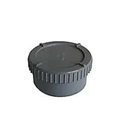 Fitt Tube Et Raccord Pvc-Bouchon PVC évacuation Ø100 gris