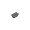 Vis Express Cache Vis Et Cache Trou-Bouchon rectangle pour tube 70X40 épaisseur tole du tube 1 à 2 nylon noir - 1 pièce