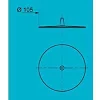 Wirquin Evacuation D'Évier|Evacuation De Baignoire-Bouchon Frisby blanc cassé ø105 mm