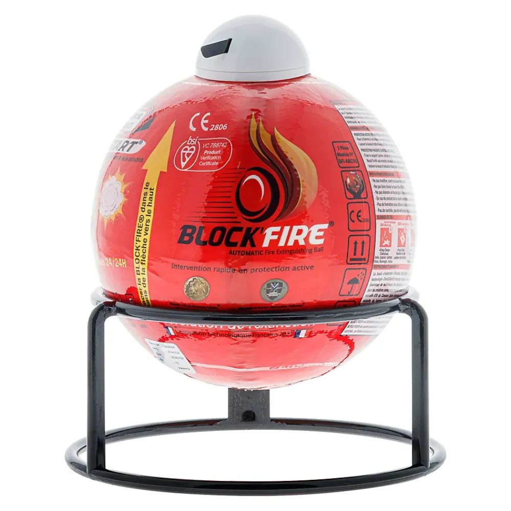 Extincteur Et Couverture Anti-Feu|Détecteur De Fumée, Gaz Et Protection Incendie-Boule extinctrice Block Fire intérieur/extérieur