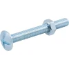 Diall 10 boulons poêlier tête plate 6 x 50 mm