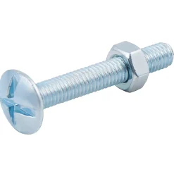 Diall Boulon-10 boulons poêlier tête plate 6 x 40 mm
