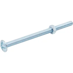 Diall Boulon-10 boulons poêlier tête plate 6 x 100 mm