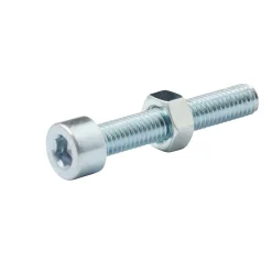 Diall Boulon-20 boulons tête cylindrique acier zingué 5 x 30 mm