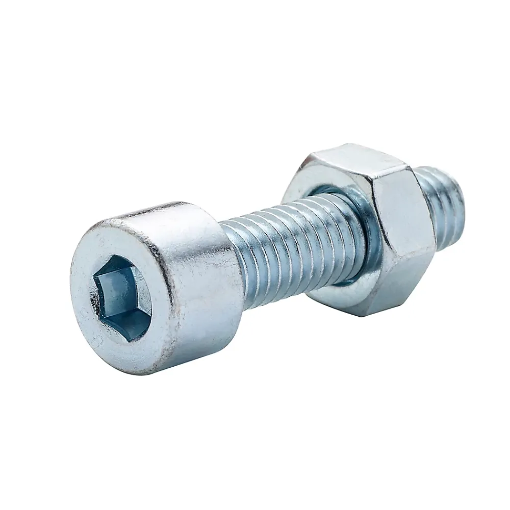 Diall Boulon-20 boulons tête cylindrique acier zingué 8 x 30 mm