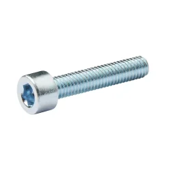 Diall Boulon-20 boulons tête cylindrique acier zingué 6 x 30 mm