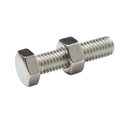 Diall 10 boulons tête héxagonale inox 5 x 20 mm