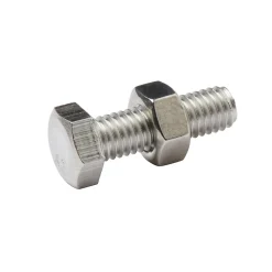 Diall Boulon-10 boulons tête héxagonale inox 5 x 16 mm