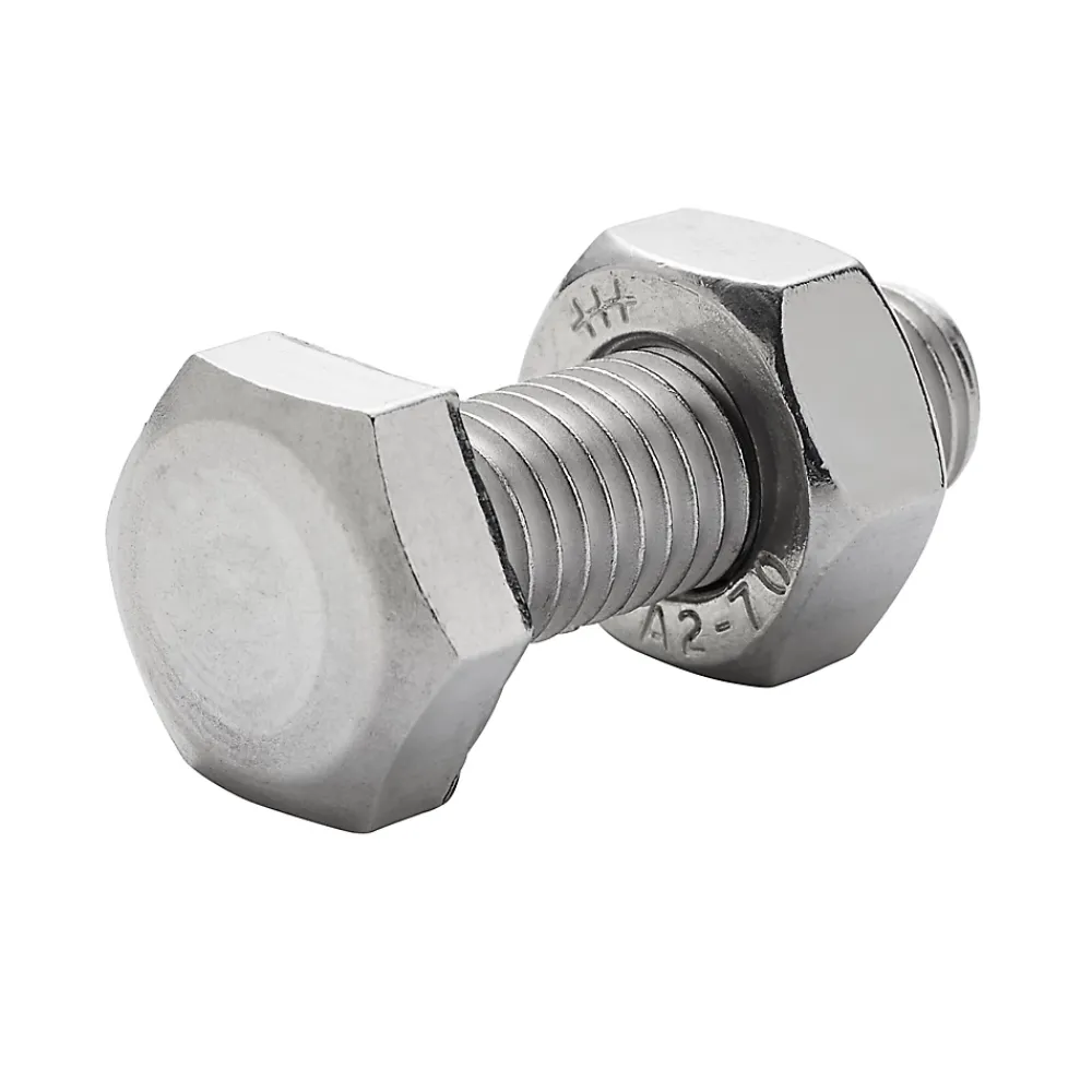 Diall 10 boulons tête héxagonale inox 10 x 30 mm