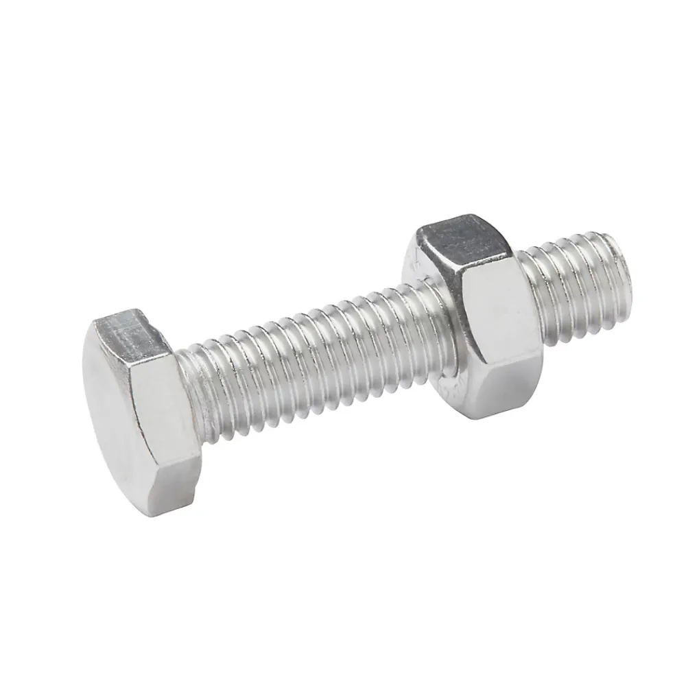 Diall Boulon-10 boulons tête héxagonale inox 10 x 45 mm