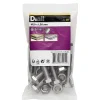 Diall 10 boulons tête héxagonale inox 10 x 50 mm