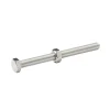 Diall 10 boulons tête héxagonale inox 6 x 70 mm