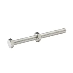 Diall 10 boulons tête héxagonale inox 6 x 70 mm