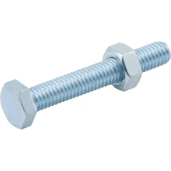 Diall Boulon-10 boulons tête héxagonale zingué 6 x 40 mm
