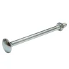 Diall Boulon-5 boulons tête ronde collet carré 12 x 180 mm