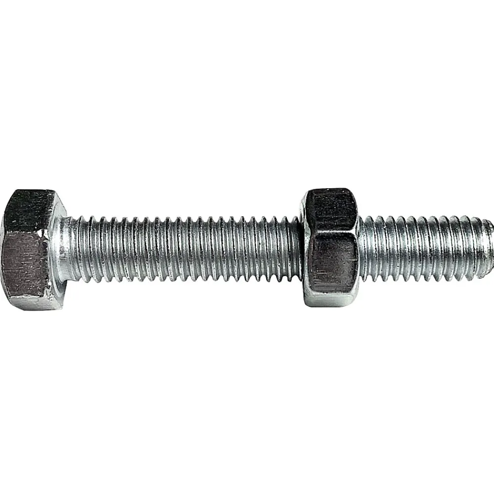 Viswood Boulon-Boulon tête hexagonale finition zinguée