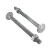 Vis Express Boulon (vendu avec Ecrou) TRCC JAPY tête ronde collet carré M16X210 Filetée sur 100 Classe 6.8 Forte tenue - 10 pièces