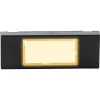Blyss Bouton de sonnette filaire lumineux noir horizontal