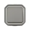 Legrand Interrupteur Étanche-Bouton poussoir Plexo gris en saillie
