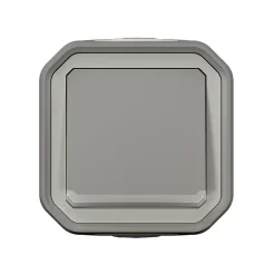 Legrand Bouton poussoir lumineux Plexo gris en saillie