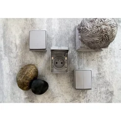 Zenitech Boite D'Encastrement-Bouton poussoir étanche IP55 - Orok -