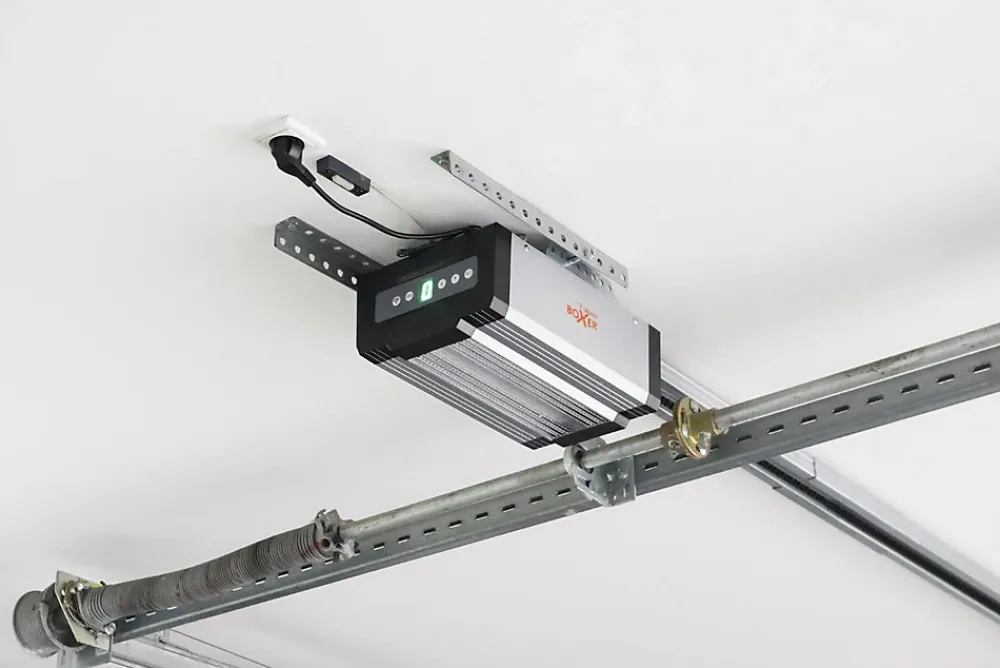 Boxer Motorisation De Porte De Garage-Ouvre-porte de garage WiFi 1000N modèle 5000, app smartphone, 2 télécommandes, rail 3,5 m