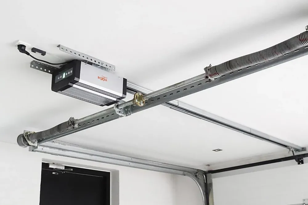 Boxer Motorisation De Porte De Garage-Ouvre-porte de garage WiFi 1000N modèle 5000, app smartphone, 2 télécommandes, rail 3,5 m