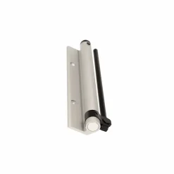 Hardwarexchange Ferme-Porte-Bras à ressort ferme porte, a corps très fin en Aluminium anodisé argent