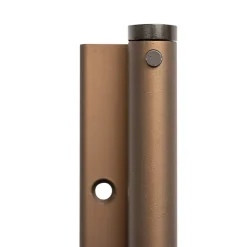 Hardwarexchange Ferme-Porte-Bras à ressort ferme porte, a corps très fin en Aluminium anodisé bronze