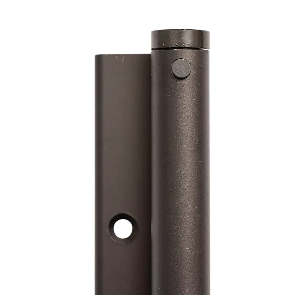 Hardwarexchange Ferme-Porte-Bras à ressort ferme porte, a corps très fin en Aluminium anodisé noir