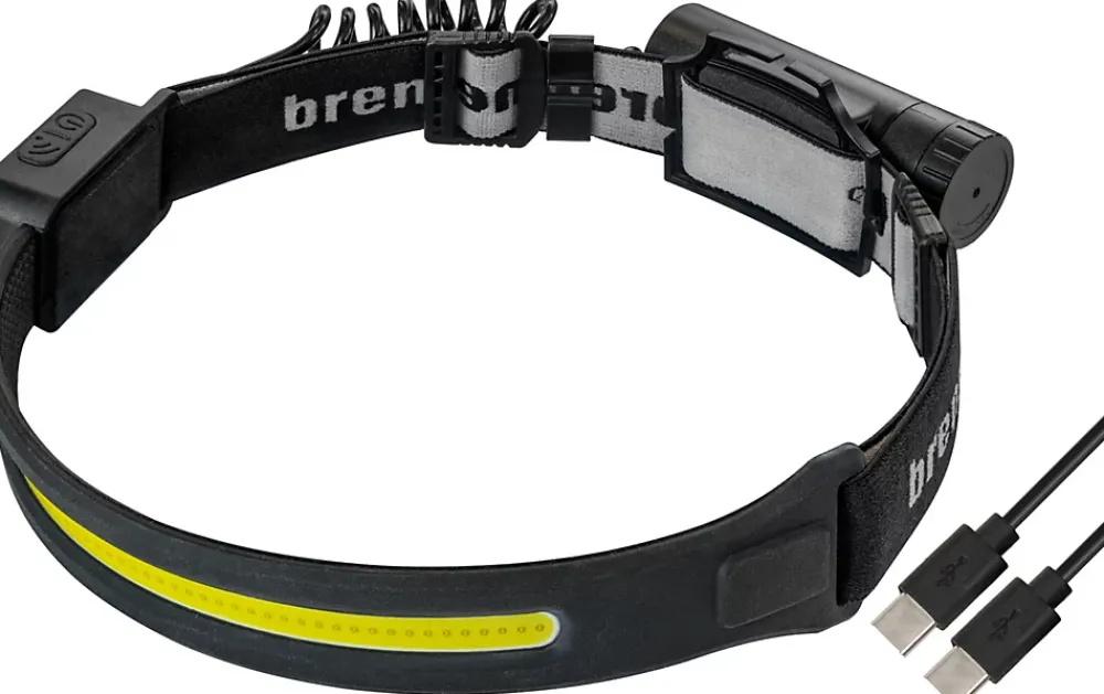 Brennenstuhl Lampe Frontale-Lampe frontale LED LuxPremium SL 500 A, 500 lm, détecteurs de mouvement, IP44