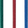 Rapid Bâton de colle pailletée pour décoration Ø7mm x 94mm, lot de 36 x 3 couleurs (rouge, bleu, vert)