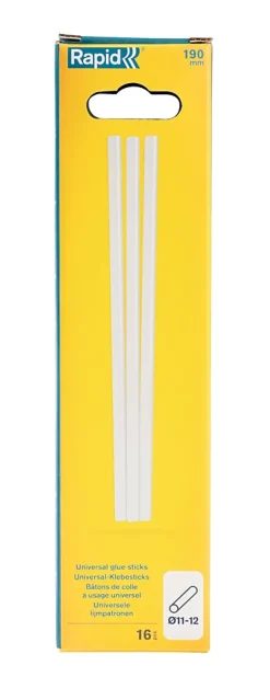 Rapid Pistolet À Colle-Bâton de colle transparente 190 mm , 16 pièces