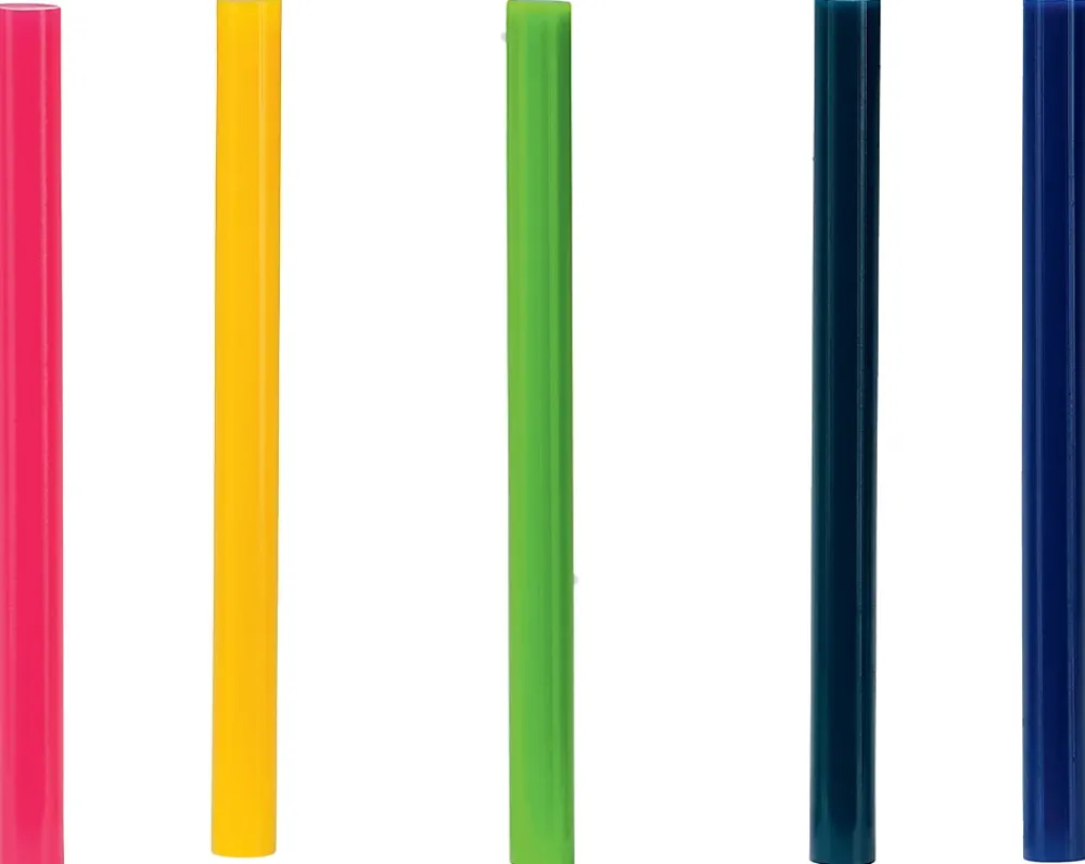 Rapid Bâtons de colle colorée Ø7mm x 94mm, lot de 36 x 5 couleurs