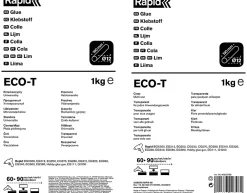 Rapid Pistolet À Colle-Bâtons de colle 12 mm pour usage général - 1 kg. Sac plastique