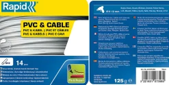 Rapid Pistolet À Colle-Bâtons de colle pour PVC & câbles 125 G