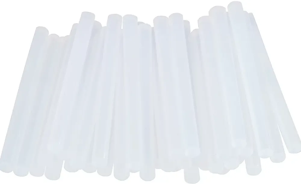 Rapid Bâtons de colle transparente universelle 7 mm. Paquet de 36 bâtons courts.